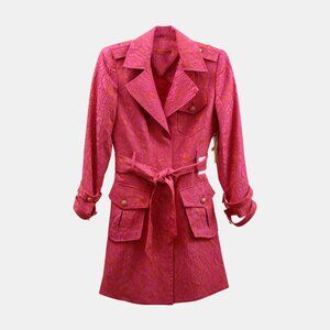 Alice+Olivia Pink Trench Coat